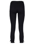 Gebundene Stretch-Hose in Navy