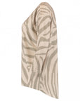 Plus Size Zebraprint Pullover