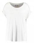 Plus Size Basic T-Shirt in Weiß