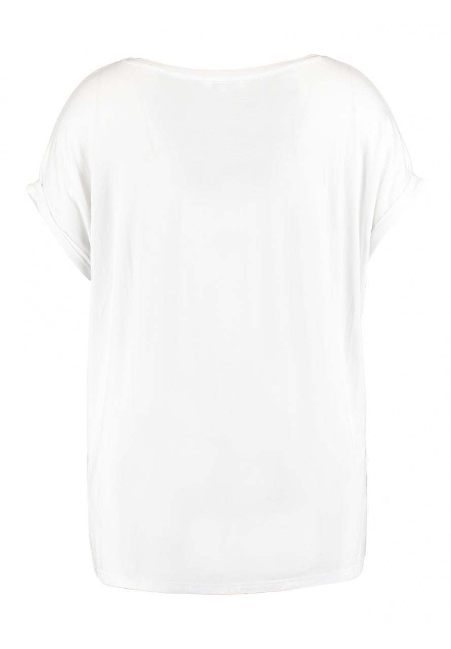 Plus Size Basic T-Shirt in Weiß