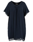 Leichtes Kleid in Navy PLUS SIZE