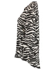 Langarm Bluse mit Zebraprint