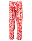 Knallige Culotte mit Blumenprint