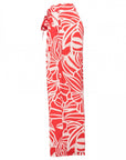 Knallige Culotte mit Blumenprint