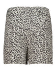 Leinen Shorts in Leo-Optik