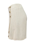 Schicker Hosenrock in Beige-meliert