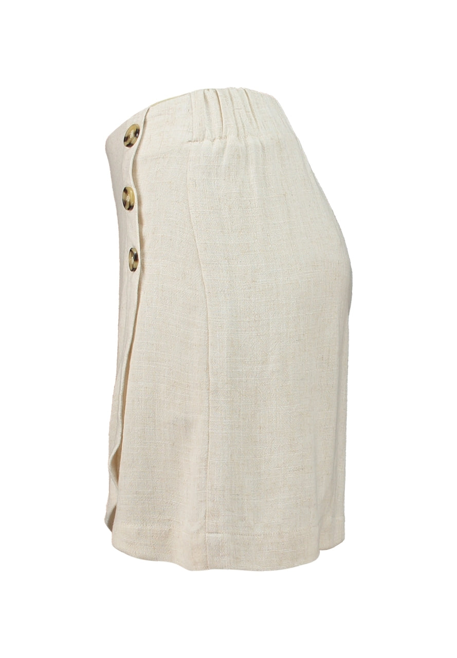 Schicker Hosenrock in Beige-meliert