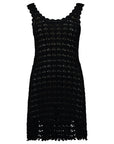 Häkelkleid in Schwarz