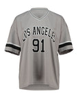 Baseball-Style Shirt in Grau