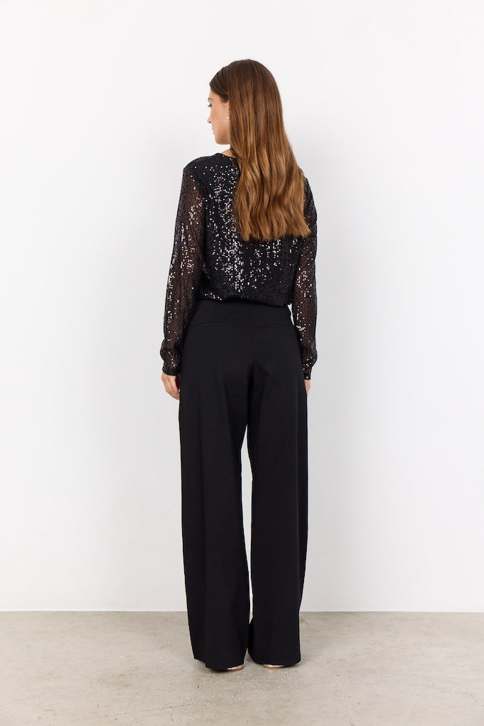 Klassische Hose in Schwarz