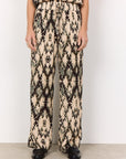 Leichte Culotte mit abstraktem Druck
