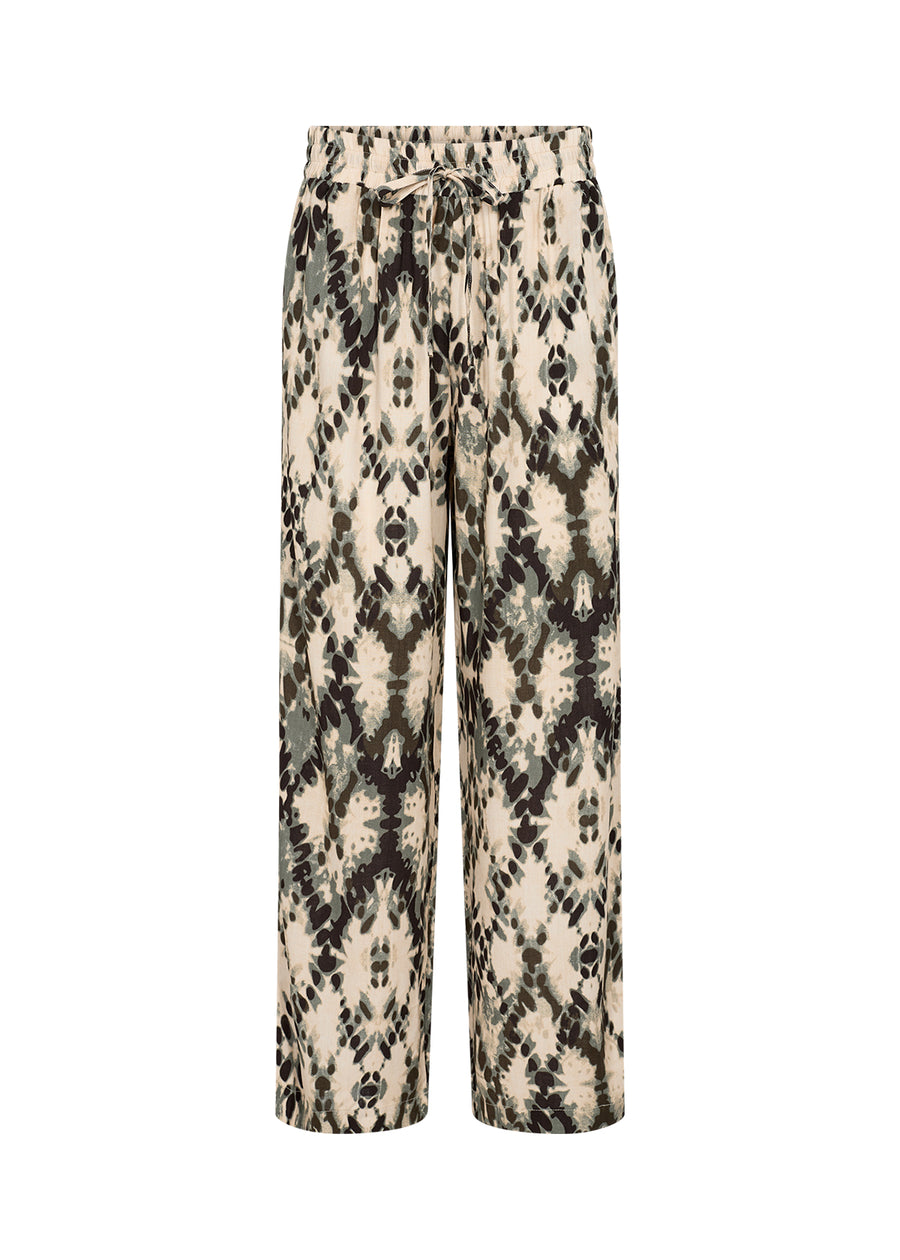Leichte Culotte mit abstraktem Druck