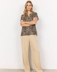 Blusenshirt mit Leoprint