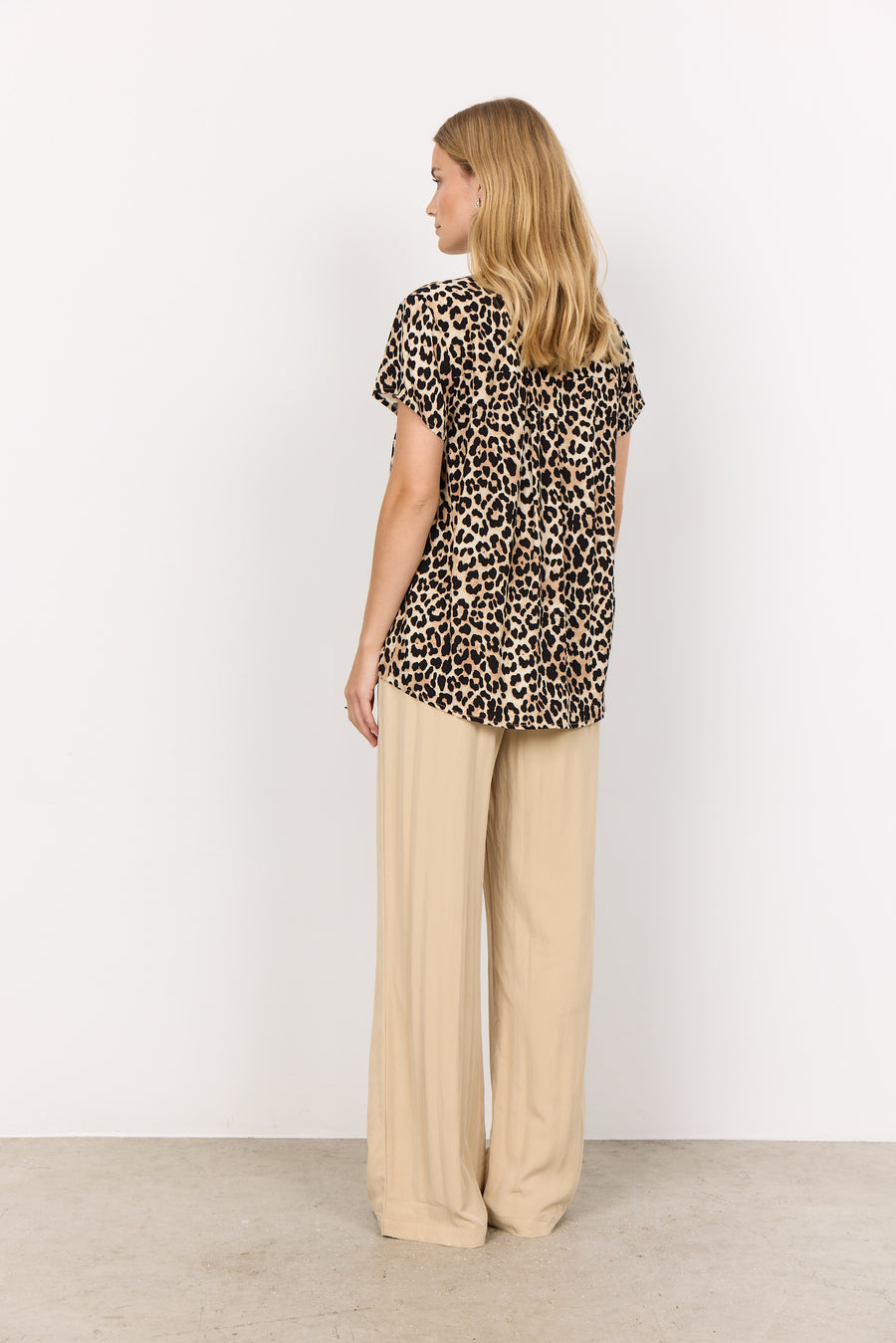 Blusenshirt mit Leoprint