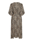 Langes Kleid mit Leoprint