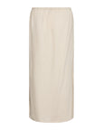 Leinenrock in Creme