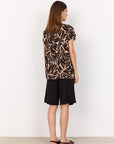 Bluse mit Palmenprint