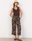 Culotte mit Palmenprint
