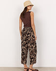Culotte mit Palmenprint