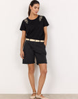 Shorts mit Gürtel