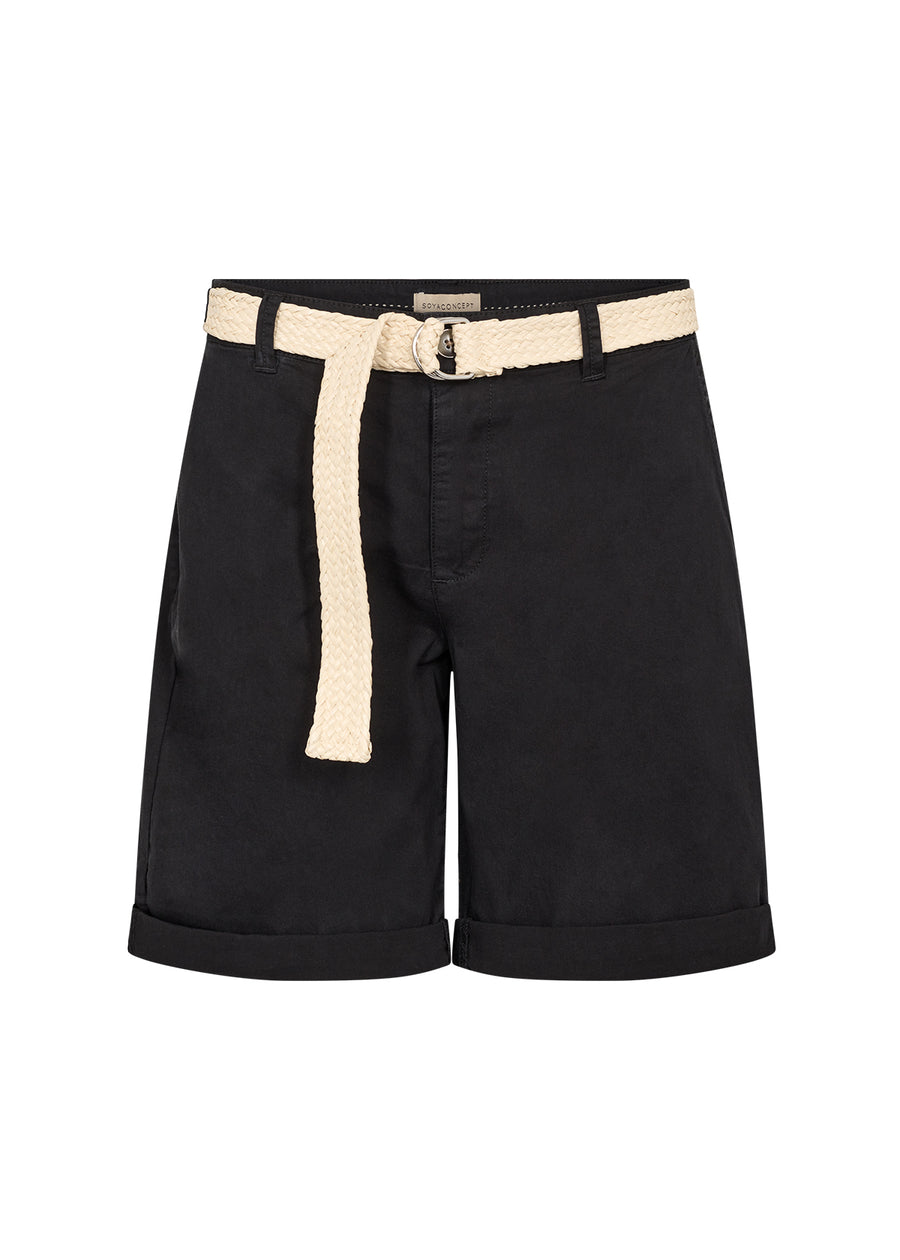 Shorts mit Gürtel