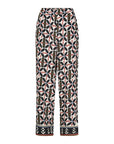 Culotte mit geometrischem Blumenprint