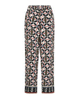 Culotte mit geometrischem Blumenprint