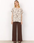 Bluse mit Mosaikdruck