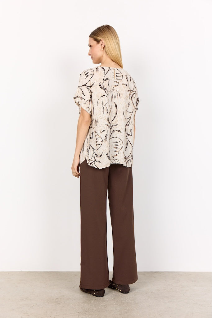 Bluse mit Mosaikdruck