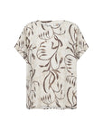 Bluse mit Mosaikdruck