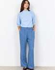 Hose mit elastischem Bund in Blau