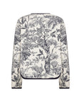 Jacke mit botanischem Druck