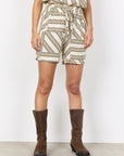 Shorts mit geometrischem Print