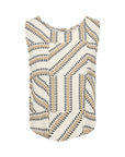 Top mit geometrischem Print