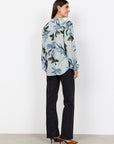 Viskose Bluse mit edlem Blumendruck
