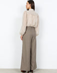 Wide Leg Hose mit Bundfalten