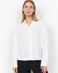Weiße Bluse mit klassischem Kragen