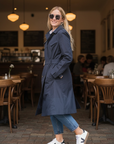 Trench Coat in Blau
