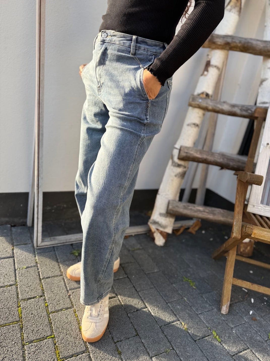 T6027 Ballonhose - Baggy Style - in blau