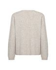 Strickjacke mit zarter Spitzenborte