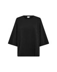 Plus Size Glitzershirt mit 3/4 Ärmeln