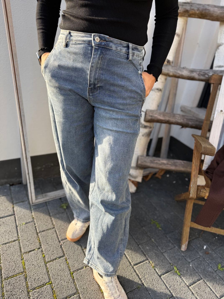 T6027 Ballonhose - Baggy Style - in blau