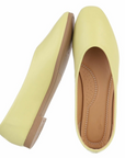 Ballerinas mit weicher Sohle in Sonnengelb
