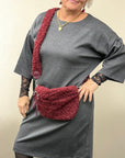 Banu Kleid mit Spitze in Anthrazit