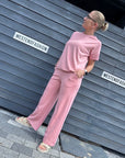 Banu Hose lang in rosa