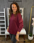 Banu Sweatshirt in bordeaux