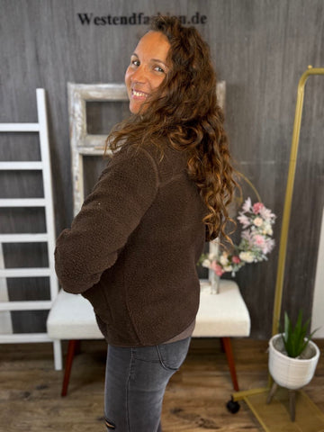 Teddy Kurzjacke in braun