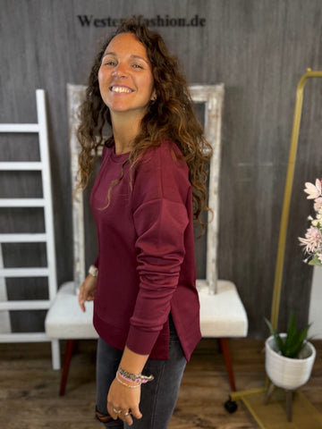 Banu Sweatshirt in bordeaux