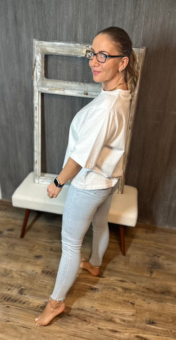 Skinny Jeans in Hellblau