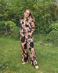 Edle Bluse mit Blumenprint